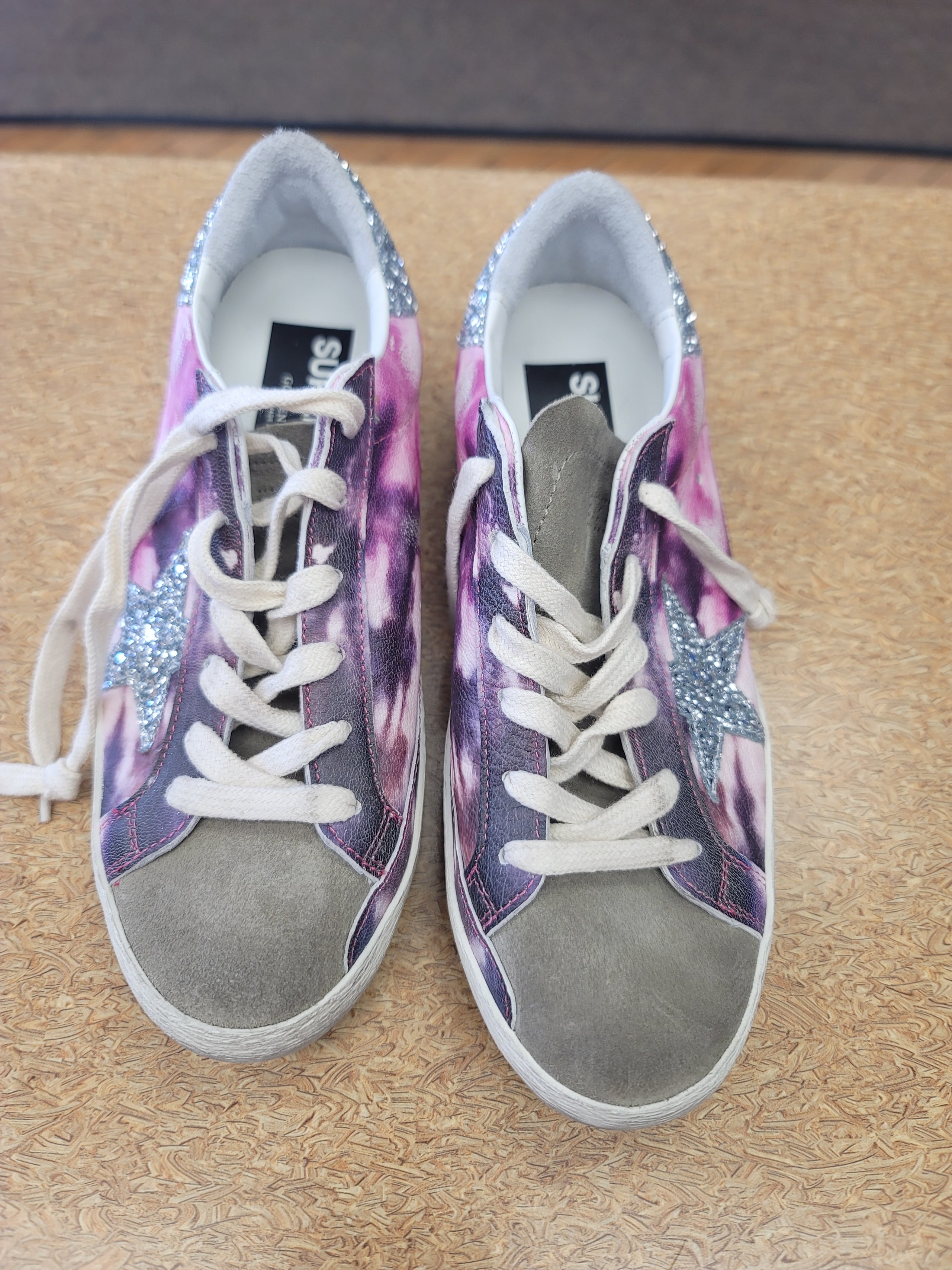 Golden goose clearance tie dye sneakers